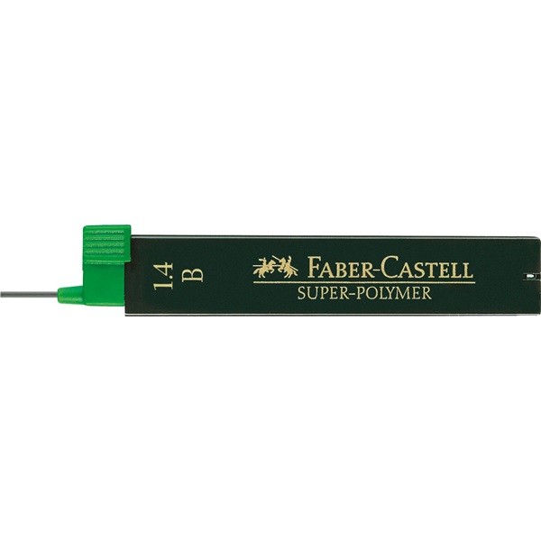 FABER CASTELL 121411 - Minas Super Polymer. Estuche 6 ud. Trazo 1.4 mm