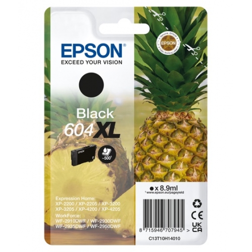 Epson 604XL - Piña. Cartucho de tinta original negro C13T10H14010