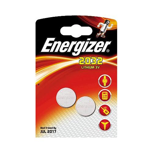 ENERGIZER Pack 2 pilas botón CR2032 - 635803