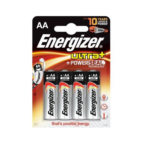 ENERGIZER Pack 4 pilas alcalinas Ultra+ LR6 (AA) - 636921