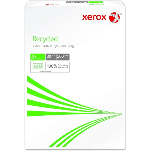 Xerox 003R91165 Papel reciclado 100% 80 gr. A4. Paquete de 500 hojas