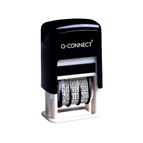 Q-CONNECT KF14526 Fechador de 4 mm con entintaje automático.
