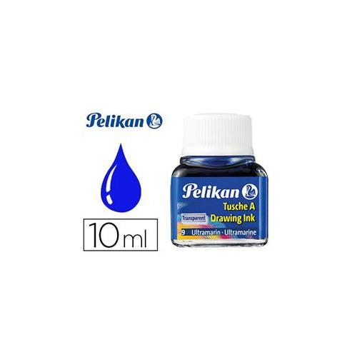 PELIKAN Tinta china 10 ml. Color azul ultramar - 201582