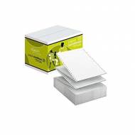 FABRISA Caja de 2500 hojas de papel continuo blanco, 1 hoja - 1241012