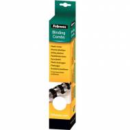Fellowes 5330003. Pack 25 canutillos de encuadernación blancos 6 mm