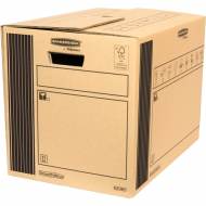 Fellowes 6206502. Pack 10 Cajas de Transporte y Mudanzas Cargo Box Muy Resistente (An 350 x Alt 370 x Prof 500 mm.)