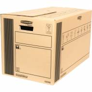 Fellowes 6206602. Pack 10 Cajas de Transporte y Mudanzas Cargo Box Muy Resistente (An 350 x Alt 370 x Prof 660 mm.)