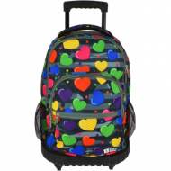 GRAFOPLAS 37502602. Mochila escolar con ruedas Bits & Bobs Heart