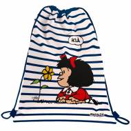 GRAFOPLAS 37610536. Mochila saco con cuerdas Mafalda Marinera