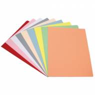 GRAFOPLAS 00017351. Pack 250 subcarpetas Folio de 180 gr. Color rojo pastel