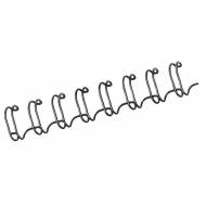 Fellowes 53218. Pack de 100 wires negro 6 mm