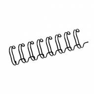 Fellowes 53277. Pack de 100 wires negro 14 mm