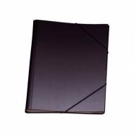 DOHE 10314 Carpeta clasificadora cartón plastificado 12 departamentos Folio negra.