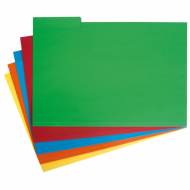 GRAFOPLAS 00031136. Pack 250 subcarpetas con pestaña lateral Folio de 240 gr. Color turquesa