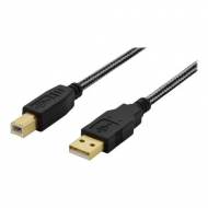 EDNET Cable USB 2.0 A-B. Medida 1,8 m. - 84180