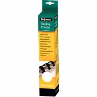 Fellowes 5331203. Pack 25 canutillos de encuadernación blancos 12 mm