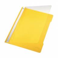 Leitz 41910015 Pack 25 dossiers Fastener PVC amarillo con tarjetero