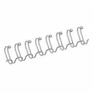 Fellowes 54451. Pack de 100 wires plata 8 mm