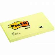 POST-IT Notas adhesivas 100h Amarillo 76x127mm - FT500072861