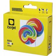 Iberjet E614. Cartucho de tinta amarillo, reemplaza a Epson C13T06144010
