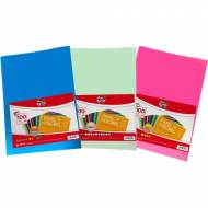 GRAFOPLAS 00650099. Pack 100 hojas de papel 80 gr. Colores pastel surtidos