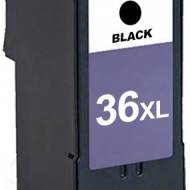 Iberjet L36XL. Cartucho de tinta negro, reemplaza a Lexmark 18C2170E nº 36XL / 18C2130E nº 36