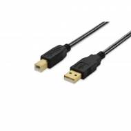 EDNET Cable USB 2.0 A-B. Medida 3 m. - 84181