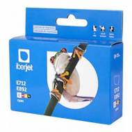 Iberjet E712. Cartucho de tinta cyan, reemplaza a Epson C13T07124020 / Epson C13T08924020