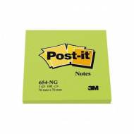 POST-IT Notas adhesivas 100h 76x76mm - Verde neon - FT510010182