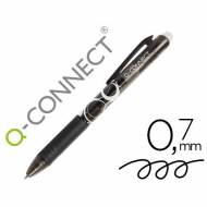 Q-Connect Bolígrafo borrable retráctil tinta gel. Trazo 0,7 mm. Colores