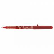 PILOT BL-VB5-R. Bolígrafo roller de tinta líquida color rojo V-Ball. Trazo 0.3 mm.