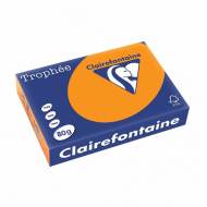 Clairefontaine 2978C. Papel naranja flúor Trophée 80 g. A4, 500 hojas.