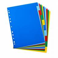 ELBA Separadores Colores Print - Formato A4, 10 posiciones - Ref. 100205063