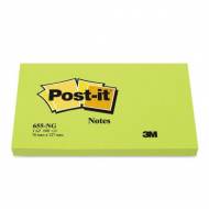POST-IT Notas adhesivas 100h 76x127mm - Verde neon - FT510010224