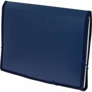 GRAFOPLÁS 02960430. Carpeta fuelle de polipropileno azul opaco formato folio