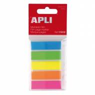 APLI 11912. Indices adhesivos flexibles colores flúor (45 x 12)