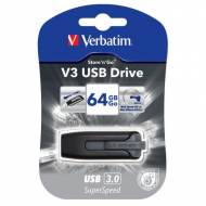 VERBATIM Memoria USB Store n Go V3 retráctil. 64 Gb - 49174