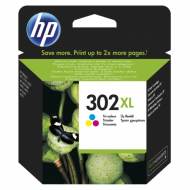 HP 302XL - Cartucho Inyección Nº 302 XL Tricolor - F6U67AE