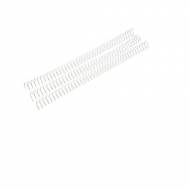 Fellowes 5114501. Pack de 25 espirales metálicas blancas 40 mm