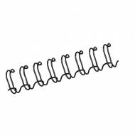 Fellowes 53273. Pack de 100 wires negro 12 mm