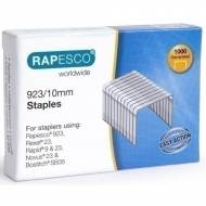RAPESCO 1237 Grapas galvanizadas 923/10 mm - Caja 1.000 unidades
