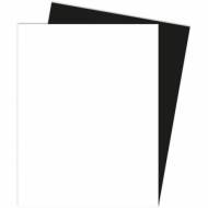GRAFOPLAS 11100510. Pack 125 cartulinas Fixo paper de 50 x 65 cm. 180  gr. Color negro
