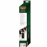 Fellowes 5331502. Pack 25 canutillos de encuadernación negros 12 mm