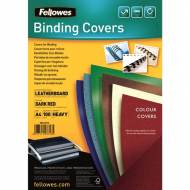 Fellowes 5371603. Pack de 100 portadas Delta Cuero rojo oscuro A4 250 gr.