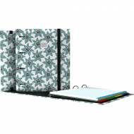 GRAFOPLAS 88101954. Pack 2 CarpeBook A4 Jessica Nielsen Flowers