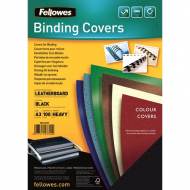 Fellowes 5374401. Pack de 100 portadas Delta Cuero negras A3 250 gr.