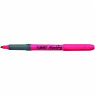 BIC 811934. Bolígrafo marcador fluorescente. Punta biselada. Color rosa