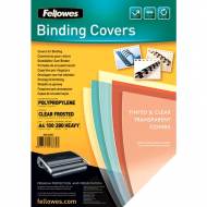 Fellowes 5376501. Pack de 100 portadas PP transparente 280 micras