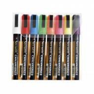 SECURIT Pack 8 marcadores de tiza líquida colores surtidos. Trazo 2-6 mm - 949701