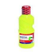 GIOTTO Botella 250 ml témpera Extra Quality fluorescente. Color amarillo - 531101